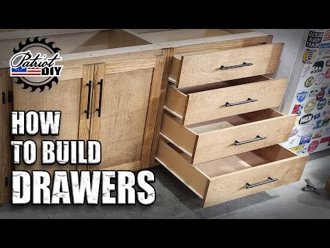 How To Build Drawers / Easy DIY Drawer Boxes