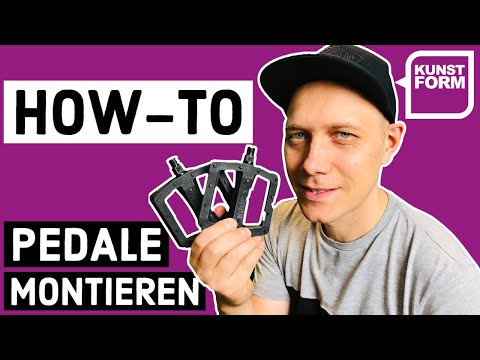BMX Rad Pedale montieren | kunstform BMX Shop | how-to Werkstatt 2.0
