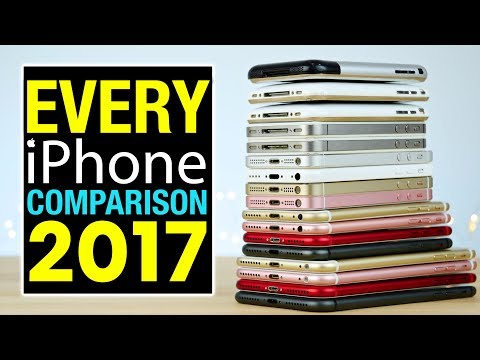 Every iPhone Comparison 2017! Video