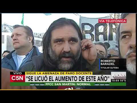 Baradel se planta y afianza la idea del paro docente este jueves