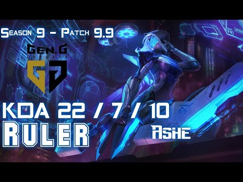 Gen Ruler ASHE vs XAYAH ADC - Patch 9.9 KR Ranked