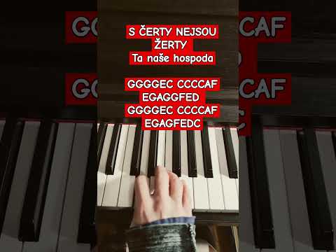 S ČERTY NEJSOU ŽERTY Ta naše hospoda #piano #onlinepianotutor #pianotutorial #onlinepianotutorials