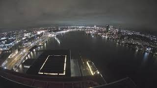 River IJ and Amsterdam Centraal Station