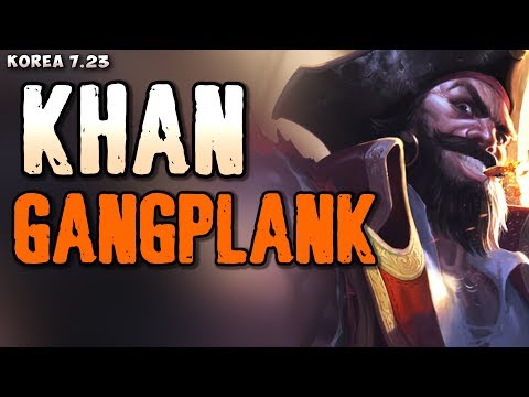 LZ Khan plays Gangplank top v Karma matchup - Korean SoloQ patch 7.23