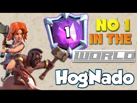 7400+ Trophies HogNado Pro Dominates Ladder | Best Clash Royale Player