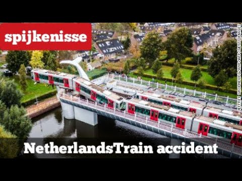 netherlands train accident(Spijkenisse - CCTV camera videos)train accident in spijkenisse