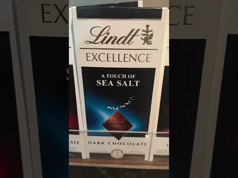 lindt  ...sea salt dark chocolate
