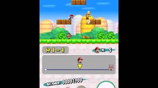[TAS] - New Super Mario bros. DS -  World 1-1