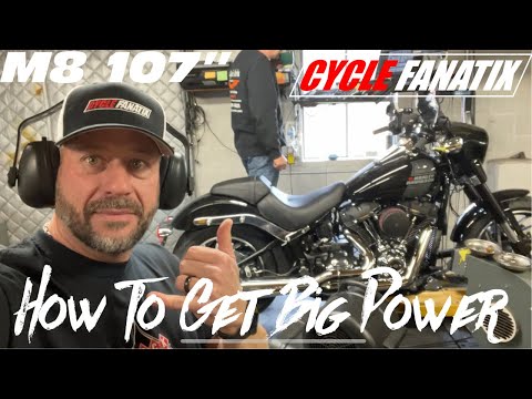 HOW TO GET BIG POWER FROM YOUR Harley Davidson M8 107" ENGINE - S&S 475 CAM , EXHAUST, AND DYNO TUNE
