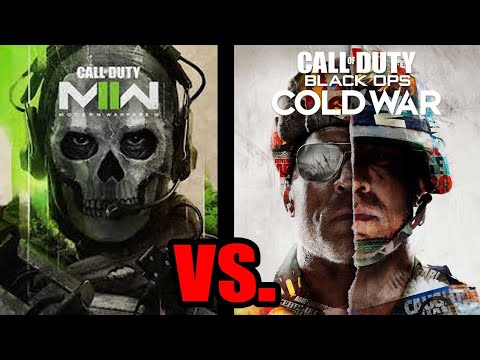 COD MWII Modern Warfare 2 2022 vs Black Ops Cold War Graphics Gameplay Compared (Xbox Series S)