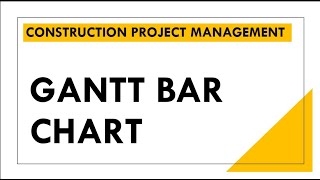 Gantt chart  | Bar chart | Project Management