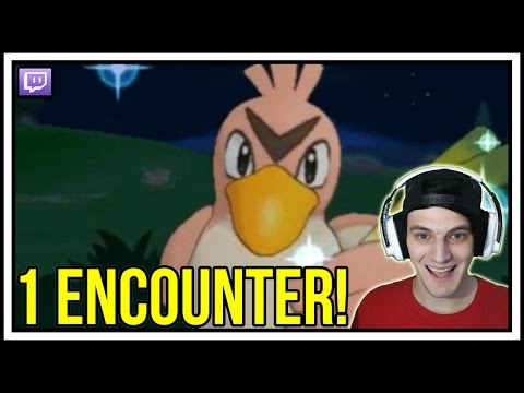 1st ENCOUNTER SHINY FARFETCH'D! Live Shiny Pokemon Reaction | Pokemon X and Y