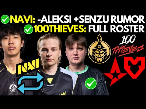 Senzu To NaVi RUMORS, 100 Thieves & Astralis NEW ROSTERS, TheMongolz & s1mple CHANGES | CS2 News