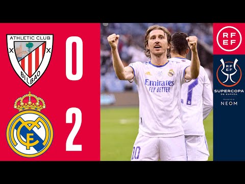 RESUMEN | Athletic Club 0-2 Real Madrid CF | Supercopa de España 2022 | Final