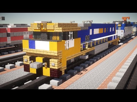 Minecraft Pacific National NR class Diesel Locomotive Tutorial