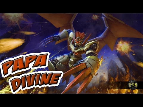 Papa_Divine - HoN 4.0 Dampeer Gameplay - 1,2,3,4 - Legendary