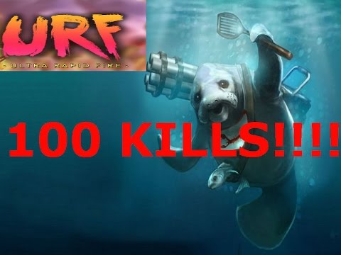 BEST URF GAME | 100 KILLS | LEAGUE OF LEGENDS | ULTRA RAPID FIRE