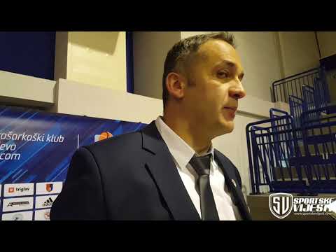 ABA 2 Liga 2018/19, OKK SPARS Sarajevo - KK Dynamic Beograd (Srbija) 88-84, izjava stratega SPARS