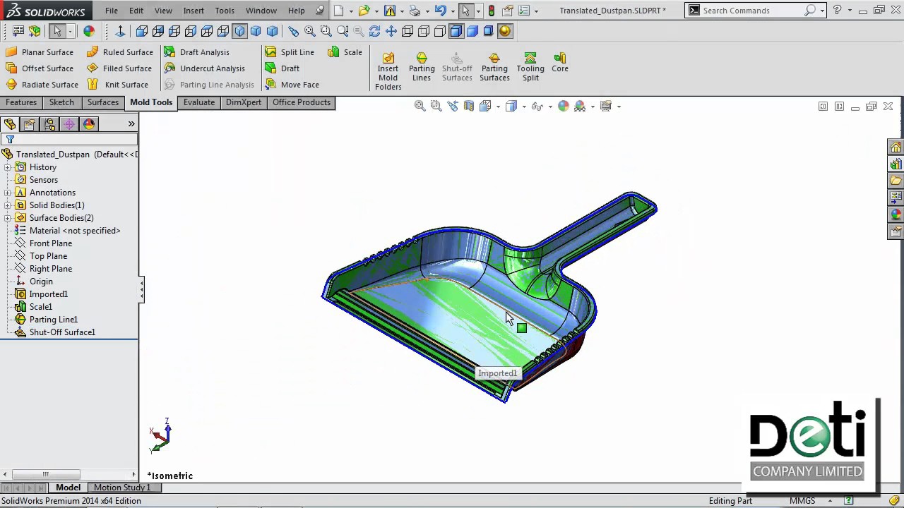 Review การสอน Solid Works : Mold Design  Using Solid Works 2