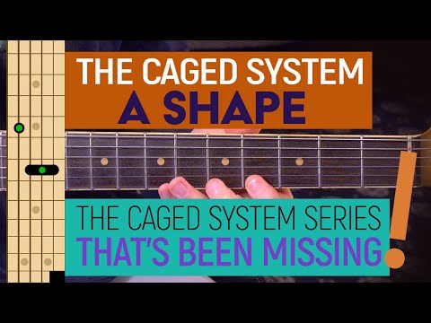 Part 3 - The CAGED System (A Shape) - Using the C,E & A shapes in a blues lead - Guitar Lesson EP558