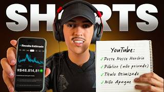 O jeito CERTO de postar Shorts no YouTube (Cresça Rápido em 2026)