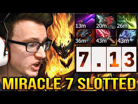 Miracle Shadow Fiend Dota 7.13 - 7 SLOTTED MONSTER