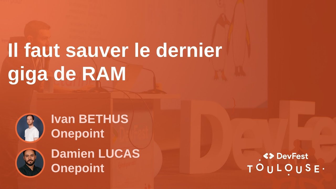 Il faut sauver le dernier giga de RAM