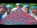 BLUEBERRY RASPBERRY Delicious Fruit Rava Kesari Recipe Cooking In American Village Sooji Sweet