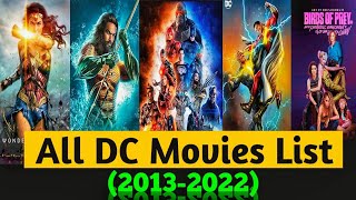 All Dc Movies | Dc Movies in order | Upcoming DCEU Movies |(2014-2023)