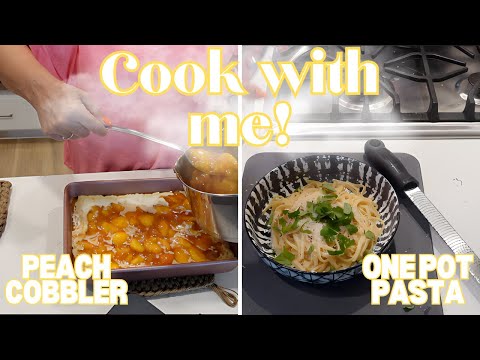 The Ultimate Peach Cobbler Recipe + One-pot Meal, Grocery & Clothing Haul, Vacuum Review!