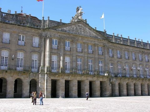 Pazo de Raxoi, Santiago de Compostela, Galicia, Spain, Europe