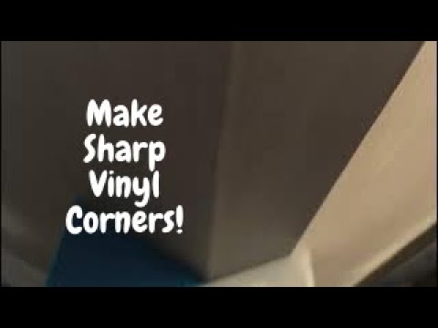 How to Make a Sharp Outside Corner on Commercial Vinyl Wallcovering - Spencer Colgan
