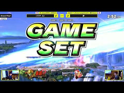 G.G.Smash22 GF - 枝 (テリー) vs いわや (ダークサムス) スマブラSP オフ大会 - Terry Bogard Dark Samus