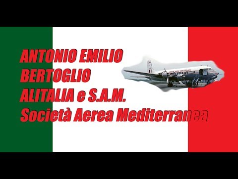 Alitalia, SAM Società Aerea Mediterranea, and the Colomba guesthouse in Rimini