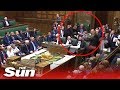 Scuffles break out in the Commons as Parliament is prorogued