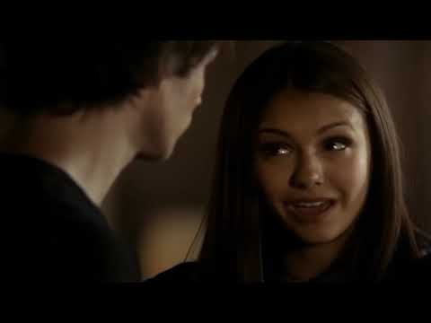 TVD 1x02 Damon & Elena meet for the first time