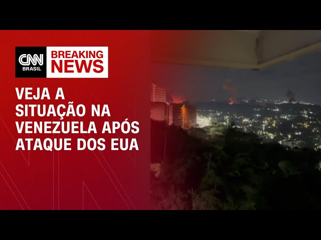 Repórter da CNN mostra situação na Venezuela após ataque dos EUA | AGORA CNN