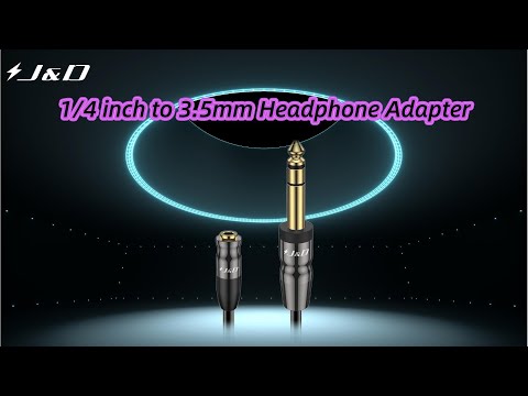 Unboxing J&D Tech | 1/4 inch Male to 3.5 mm Female Headphone Adapter