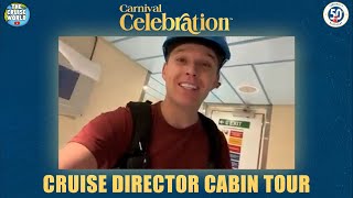 CARNIVAL CELEBRATION CRUISE DIRECTOR CABIN TOUR WITH LEE MASON | BRAND NEW SHIP