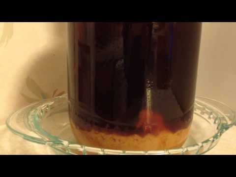 Dark cider fermentation