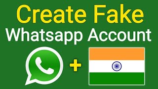 Indian Virtual Phone Number for WhatsApp OTP Verification | Create fake whatsapp with indian number