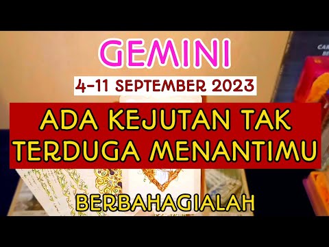 GEMINI ♊ Bersiaplah, Ada Kejutan Tak Terduga Untukmu❤️ #gemini2023 #ramalanzodiak #tarotreading