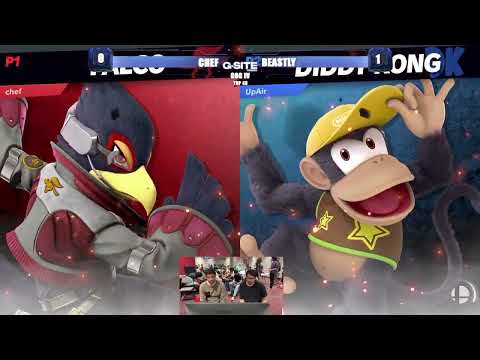 Gauntlet of Glory IV Quarter - Final - BEASTLY (Falco) Vs. CHEF (Diddy Kong) Smash Ultimate - SSBU