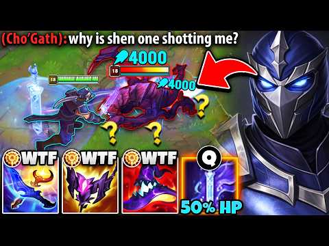 Shen but I go full AP and one shot TANK Cho'Gath (HOW IS THIS POSSIBLE?)