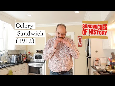 Celery Sandwich on Sandwiches of History (1912)