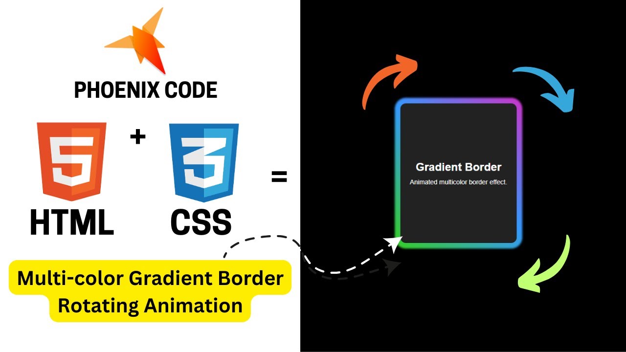 Create an Awesome Animated Gradient Border with HTML & CSS