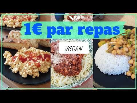 Manger pour 3โฌ par jour | Idรฉes repas ร moins de 1โฌ