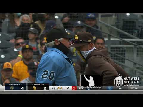 Ejection 015 - Tom Hallion Ejects Jayce Tingler After Jurickson Profar Objects to Strike One Call