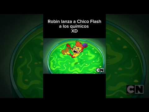 🌟ROBIN LANZA A CHICO FLASH A LOS QUÍMICOS DEL JOKER 😂🃏||Clip de Los Jovenes Titanes en Acción