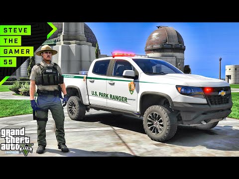 GTA 5 Mods Lspdfr Park Rangers Patrol !!!| (GTA 5  LSPDFR MODS ROLEPLAY) 4K